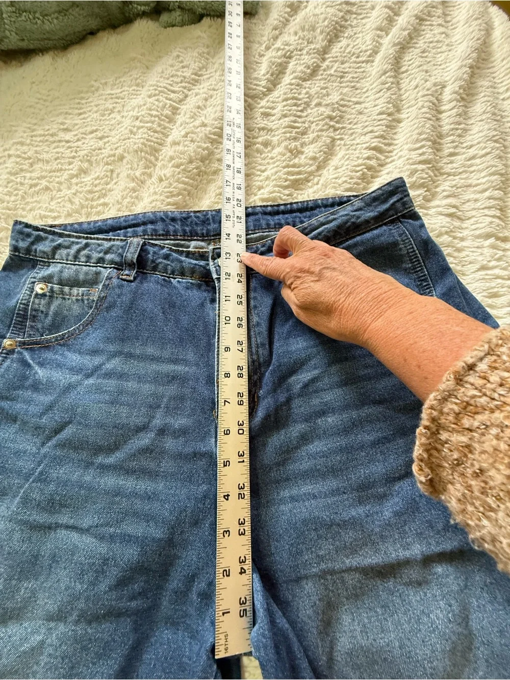 Women's Baggy Boyfriend Jeans Vintage Wide Leg Mid Rise Barrel Denim Ankle Pants - Picture 8 of 10